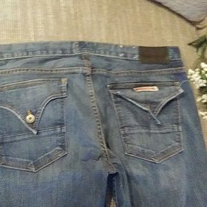 Hudson mens flap pocket skinny jeans 36 x 32